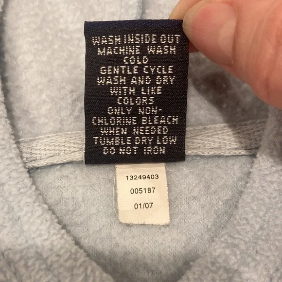 Baby blue Gap Pullover Hoodie - Picture 4 of 8